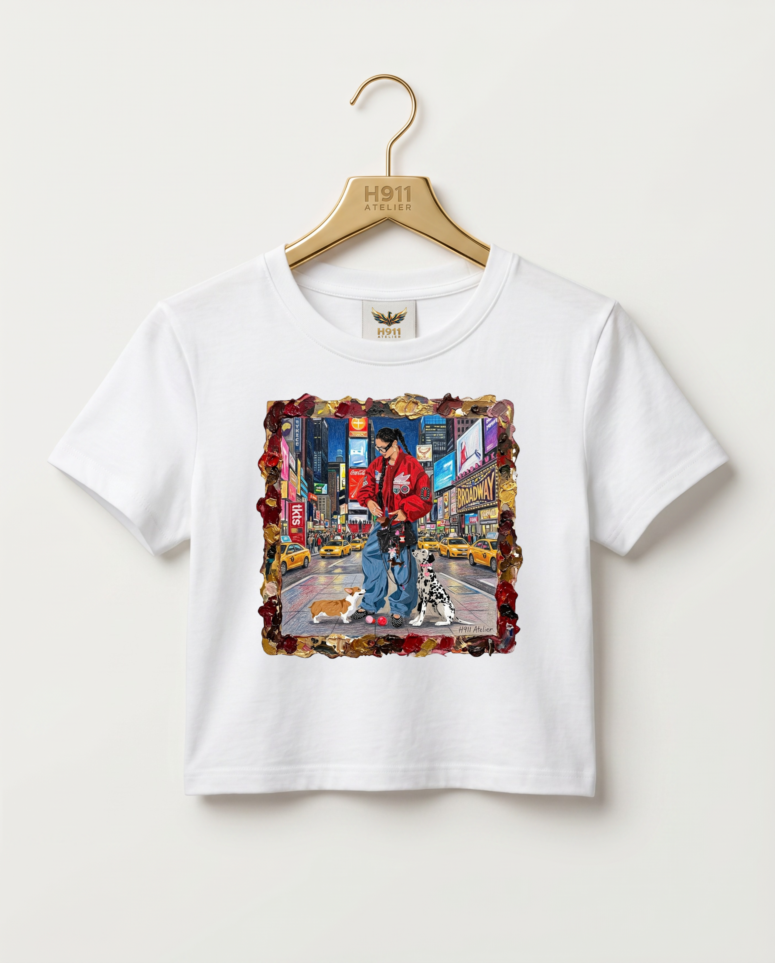 Times Square Crop Top