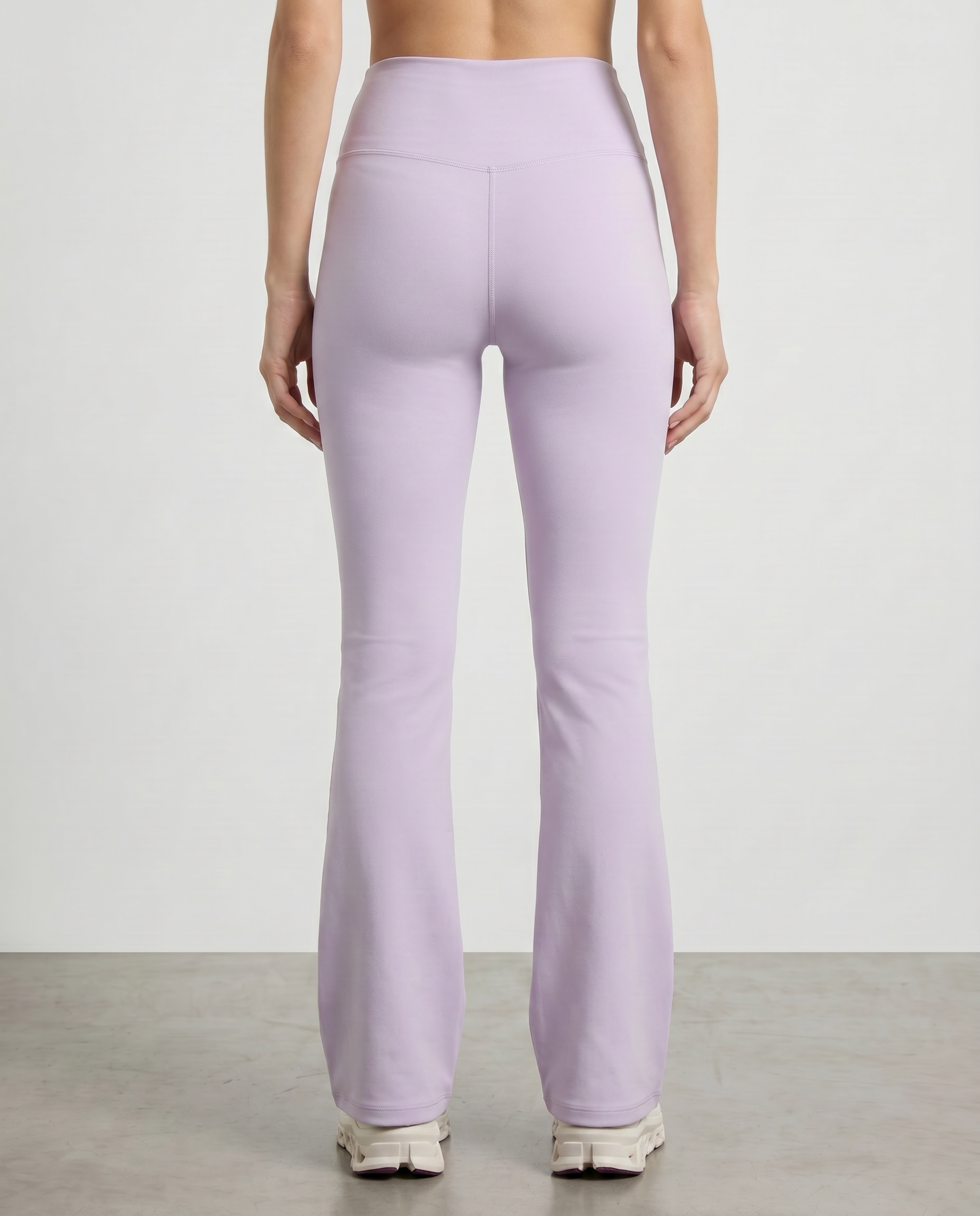 Alba High-Waisted Flare Leggings (Lilac Purple)