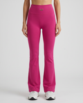Alba High-Waisted Flare Leggings (Rose Red)