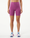 Roma High Waisted Biker Shorts (Magenta Purple)