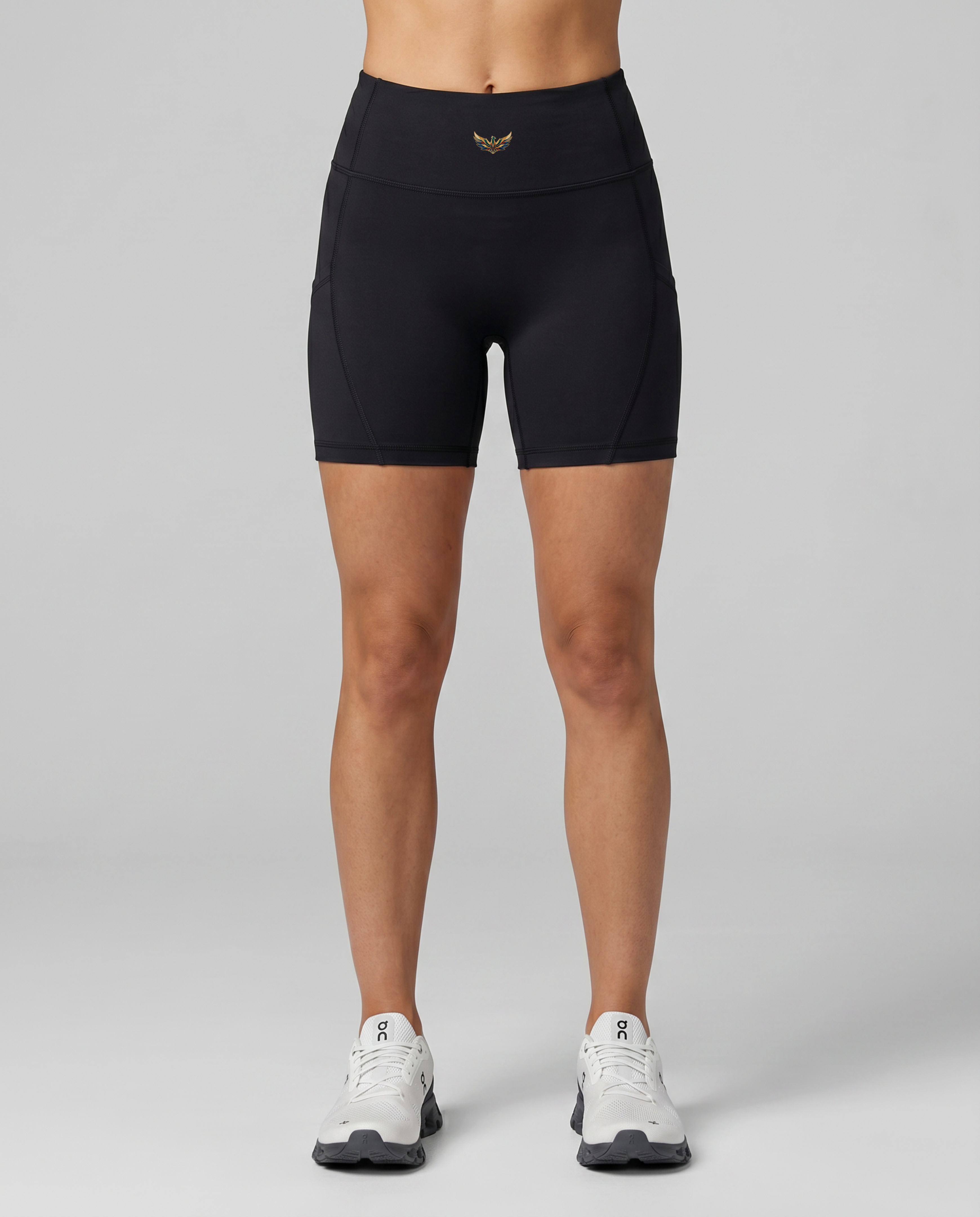 Cleo Pocket Biker Shorts (Jet Black)