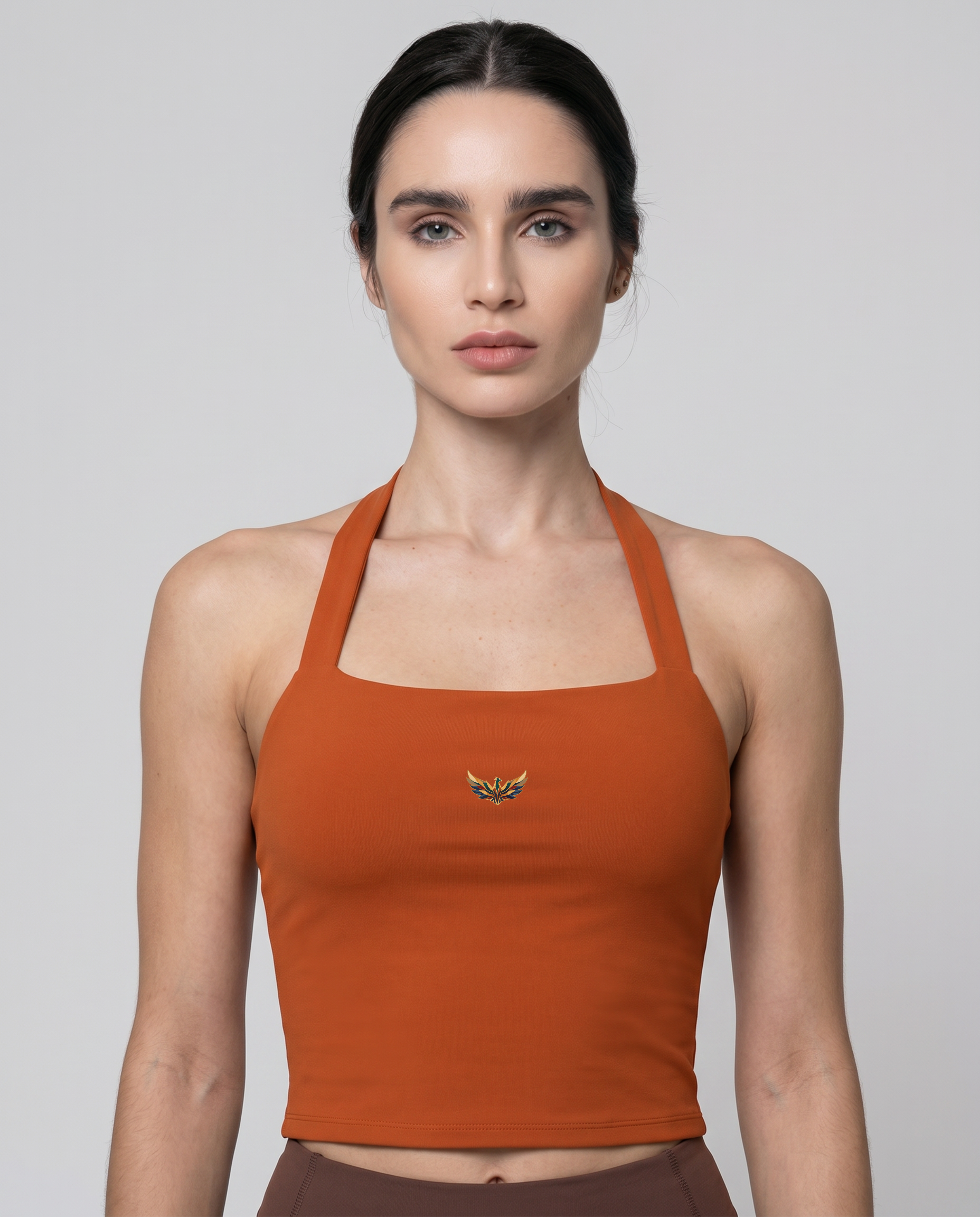 Talia Halter Crop Sports Bra
