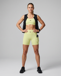 Cleo Pocket Biker Shorts (Lemon Green)