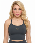 Vela Yoga Tank Top (Dark Gray)