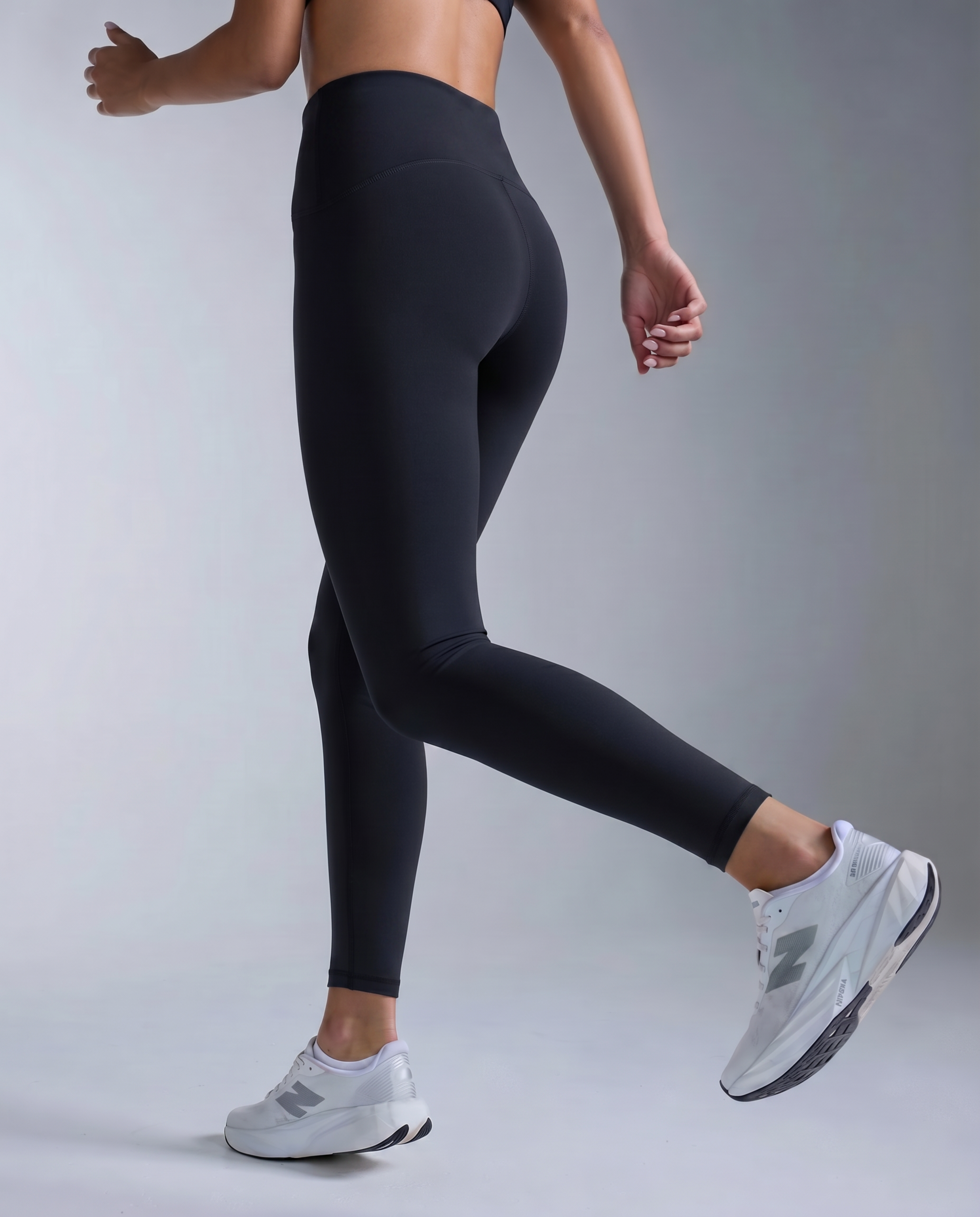 Kira Seamless Second Skin Leggings (Jet Black)