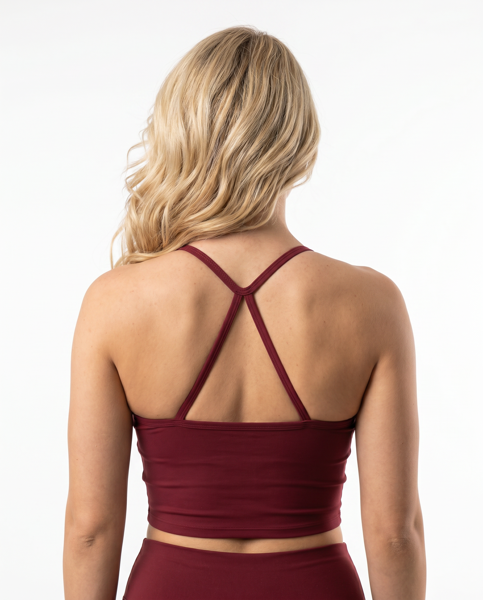 Vela Yoga Tank Top (Wine Red)