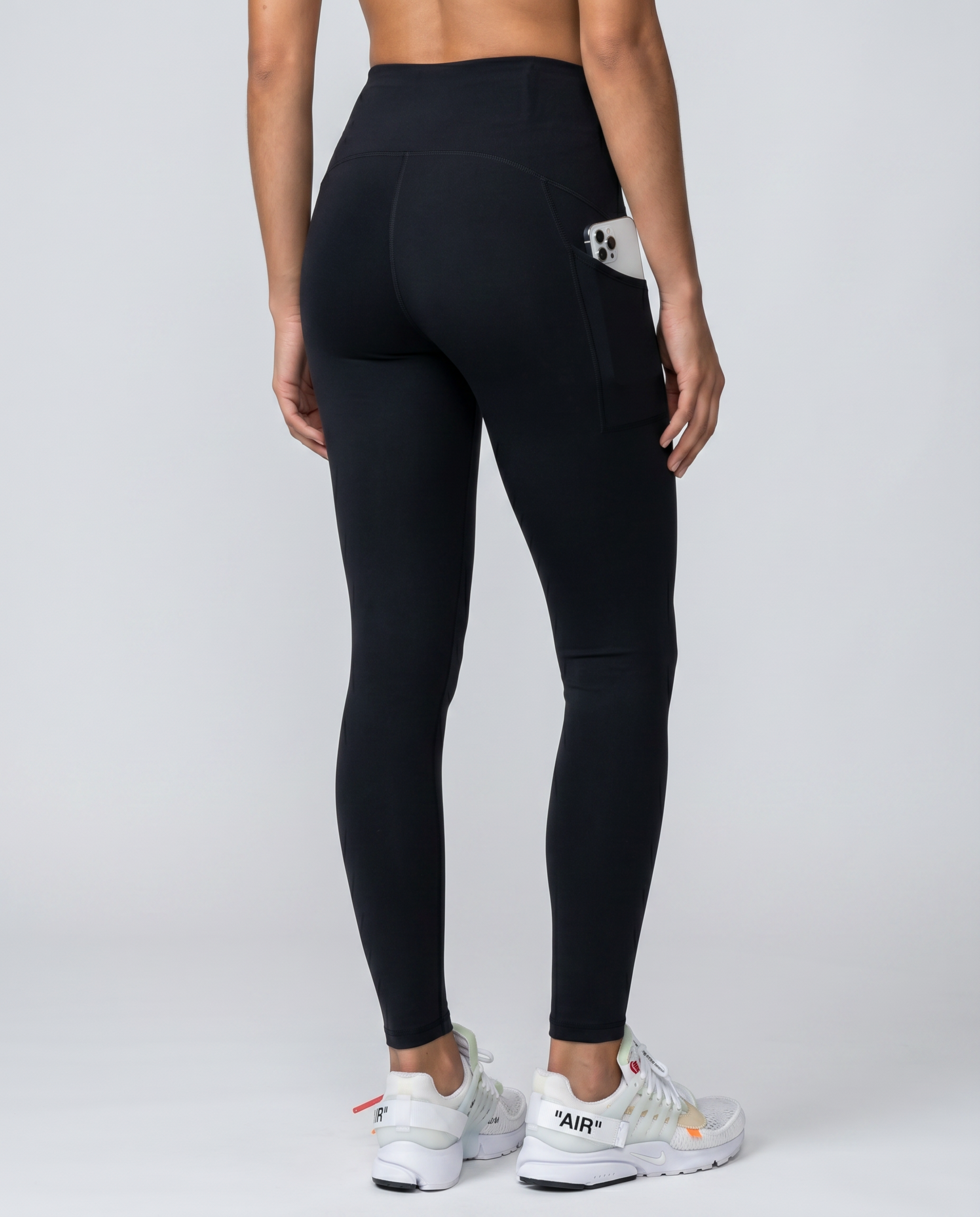 Mila Skinny Pocket Leggings (Midnight Black)