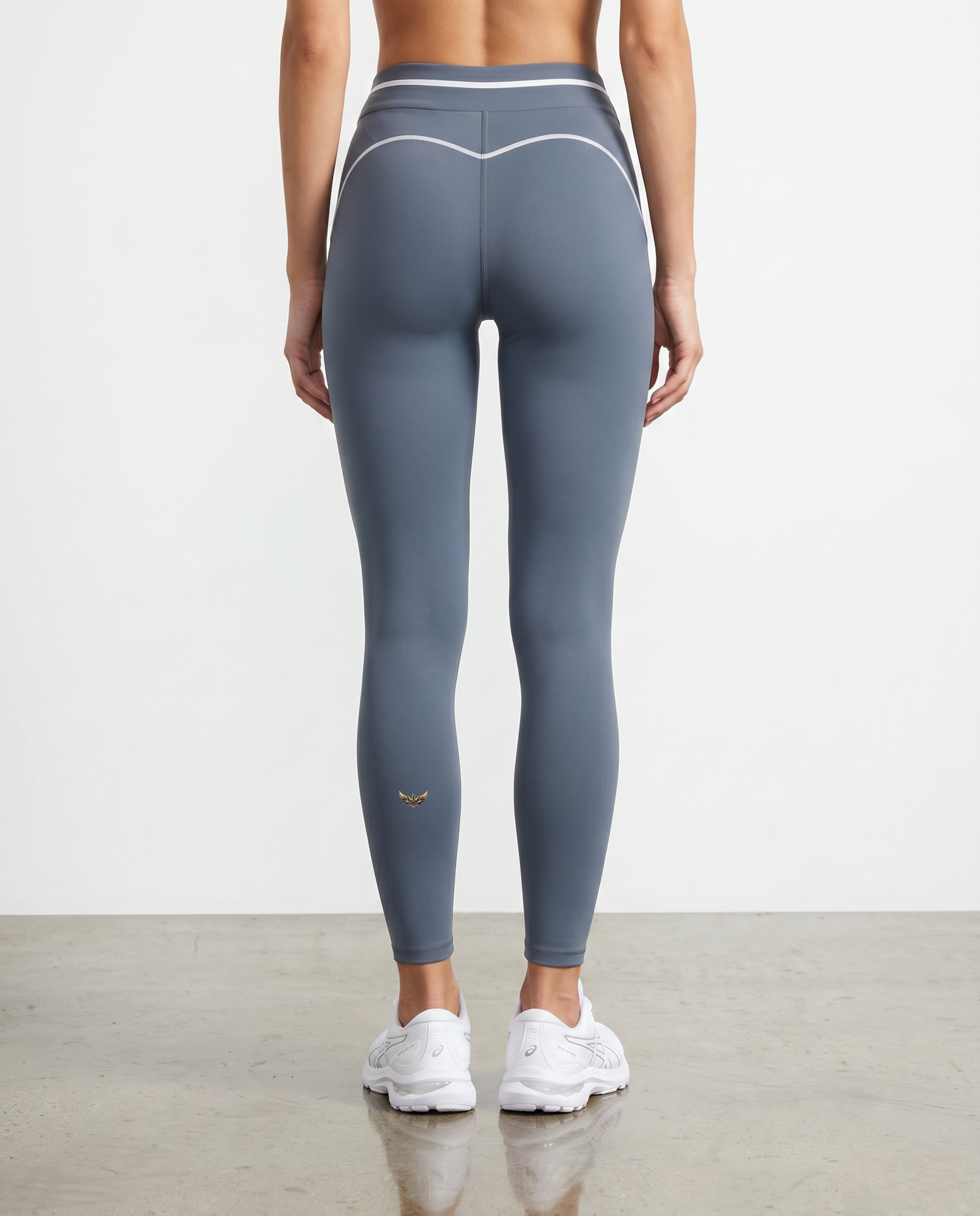 Nova Sculpted Contrast Leggings (Storm Blue)