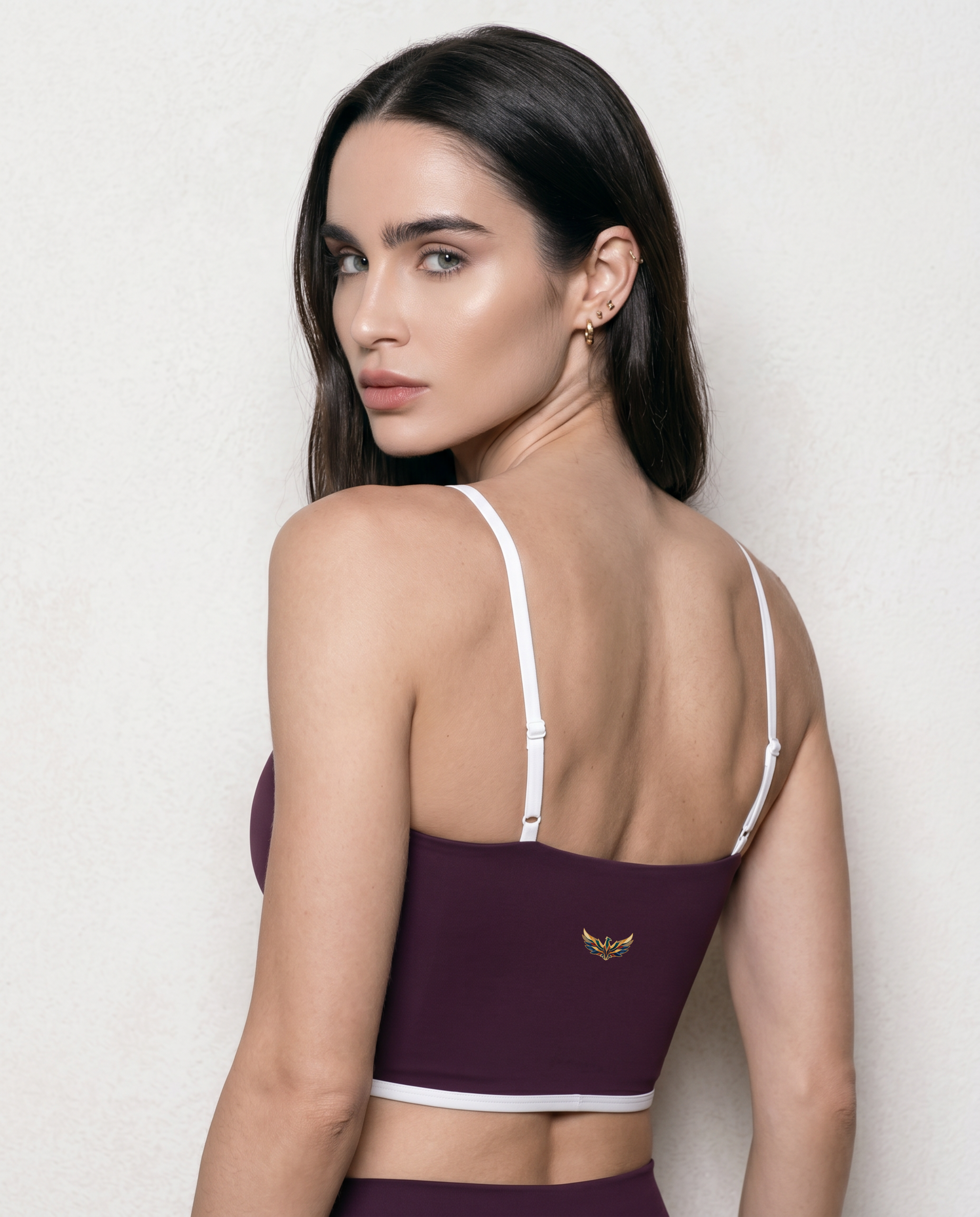 Ámbar Yoga Sports Bra (Deep Purple)