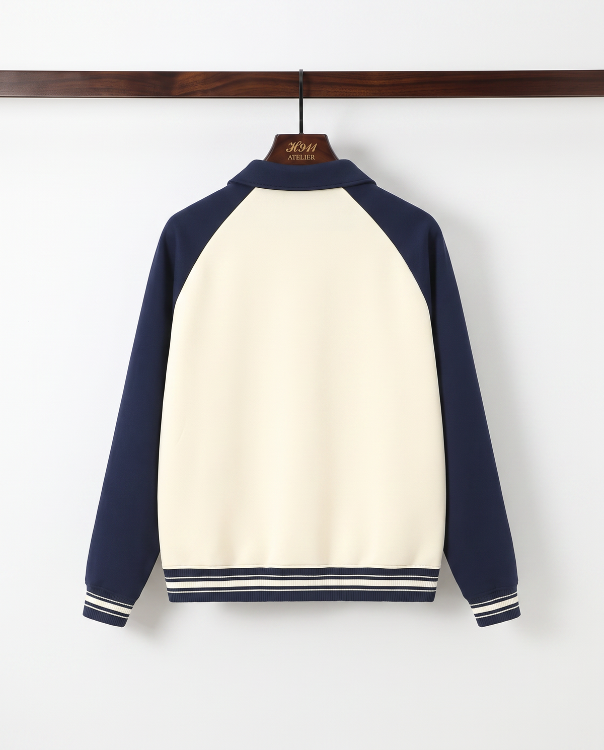Harlow Contrast Raglan Varsity Jacket