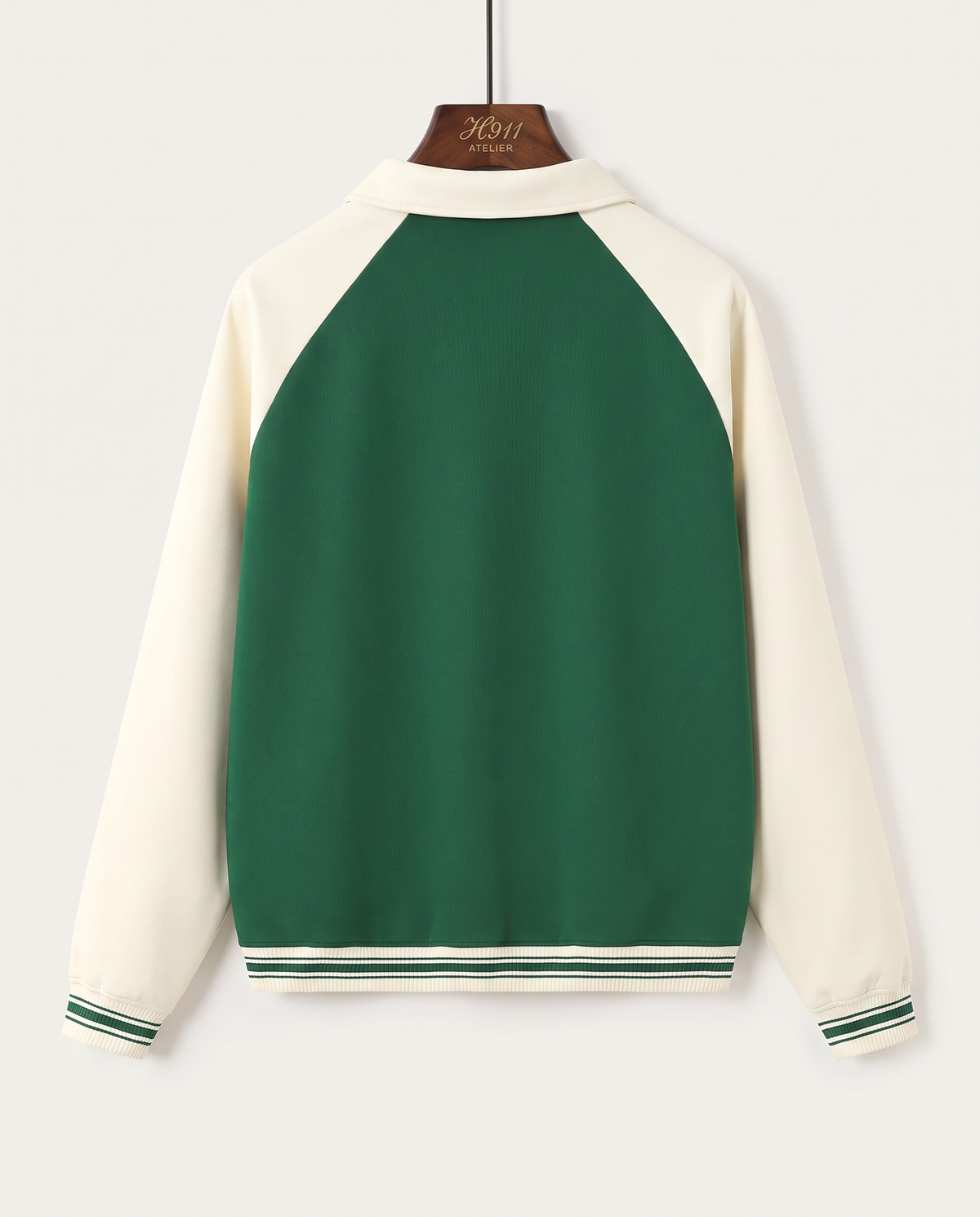 Harlow Contrast Raglan Varsity Jacket