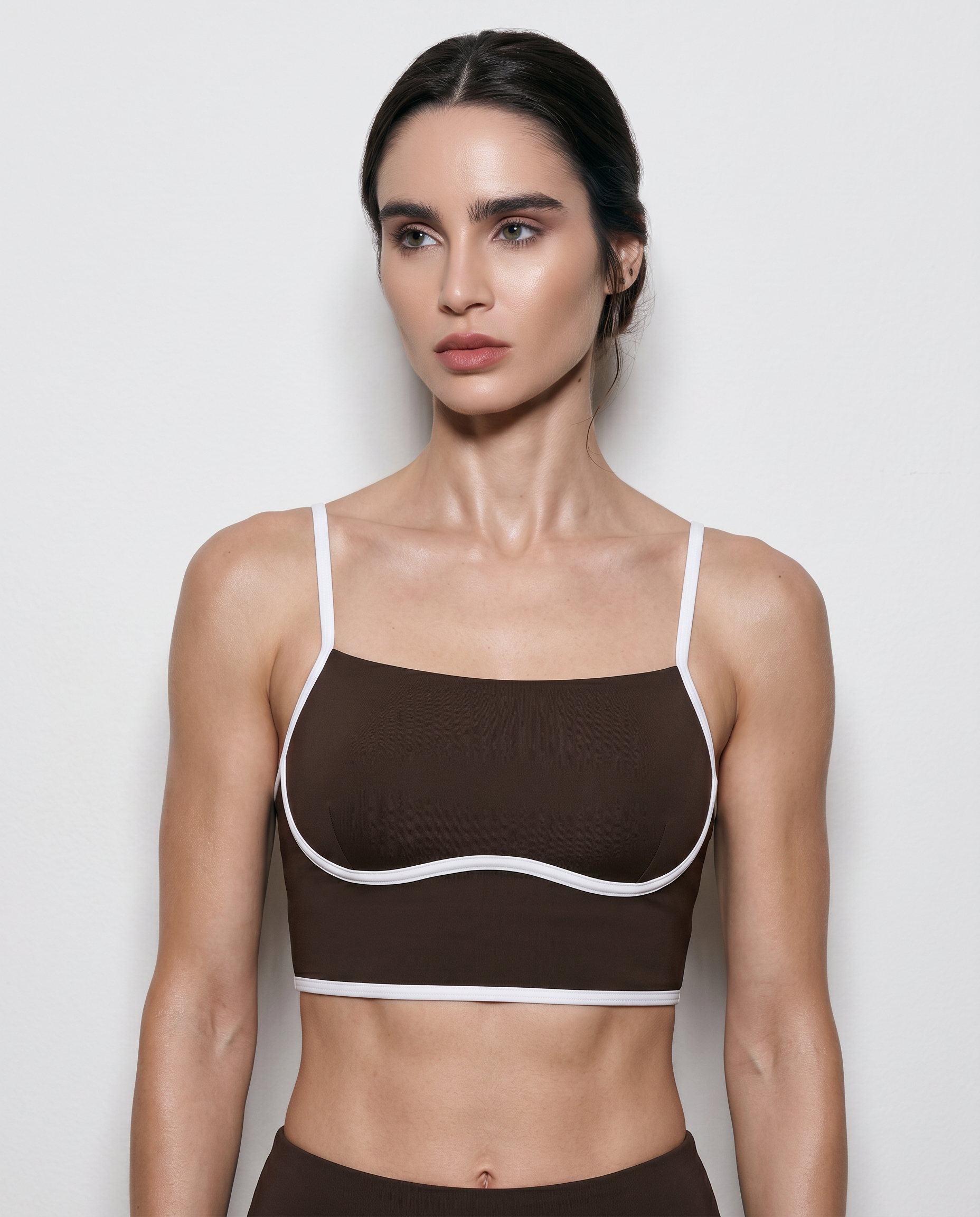 Ámbar Yoga Sports Bra (Coffee)