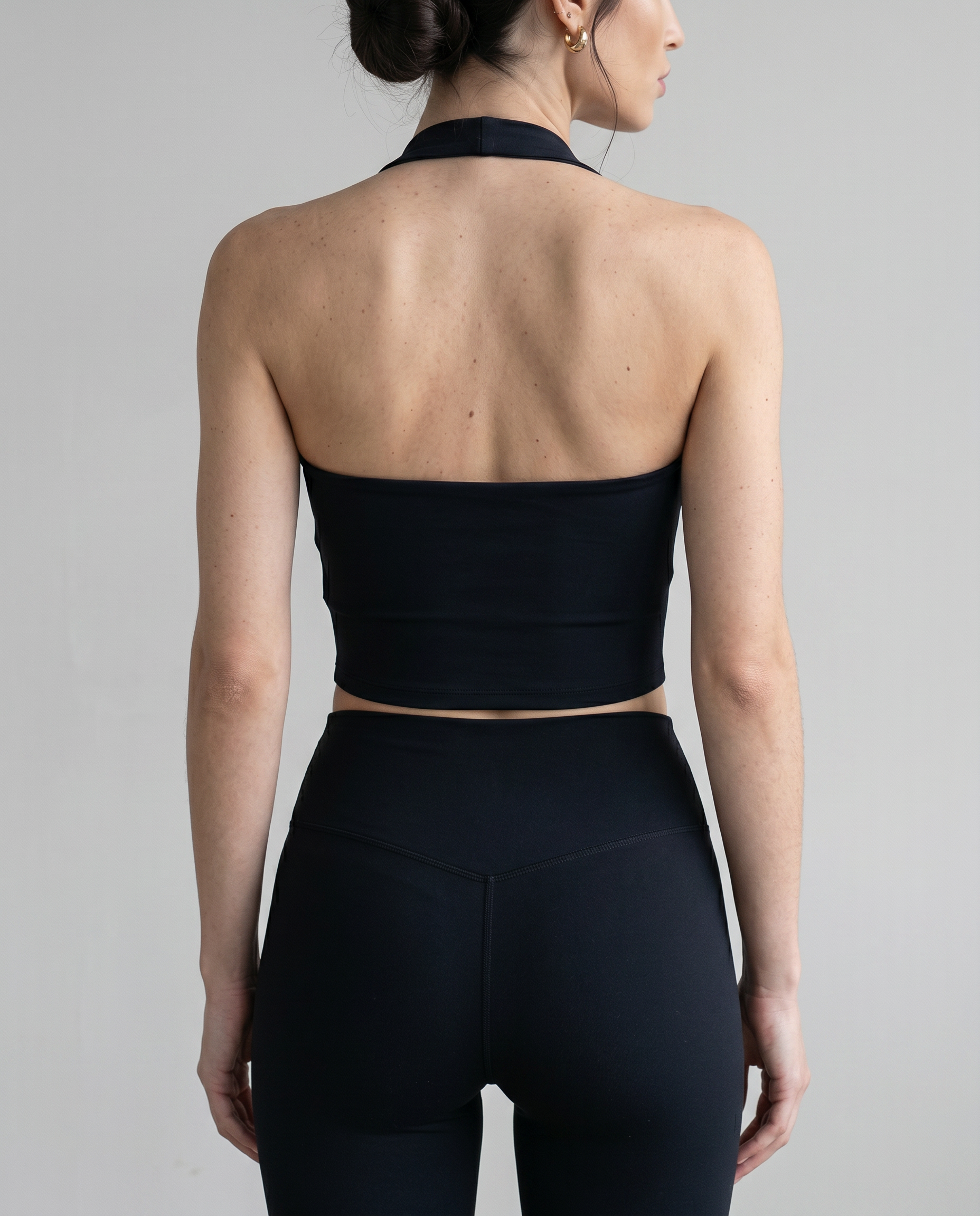 Talia Halter Crop Sports Bra