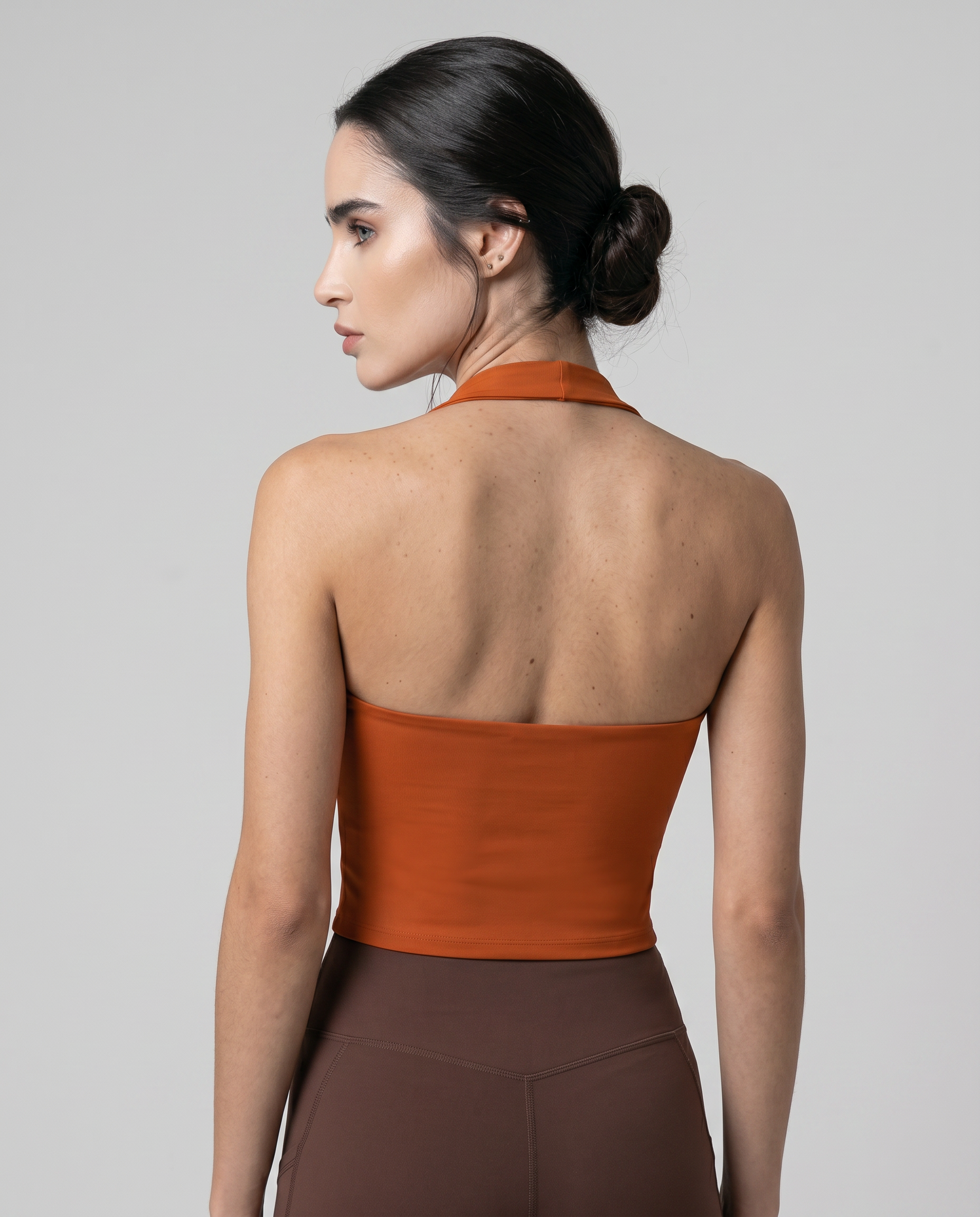Talia Halter Crop Sports Bra