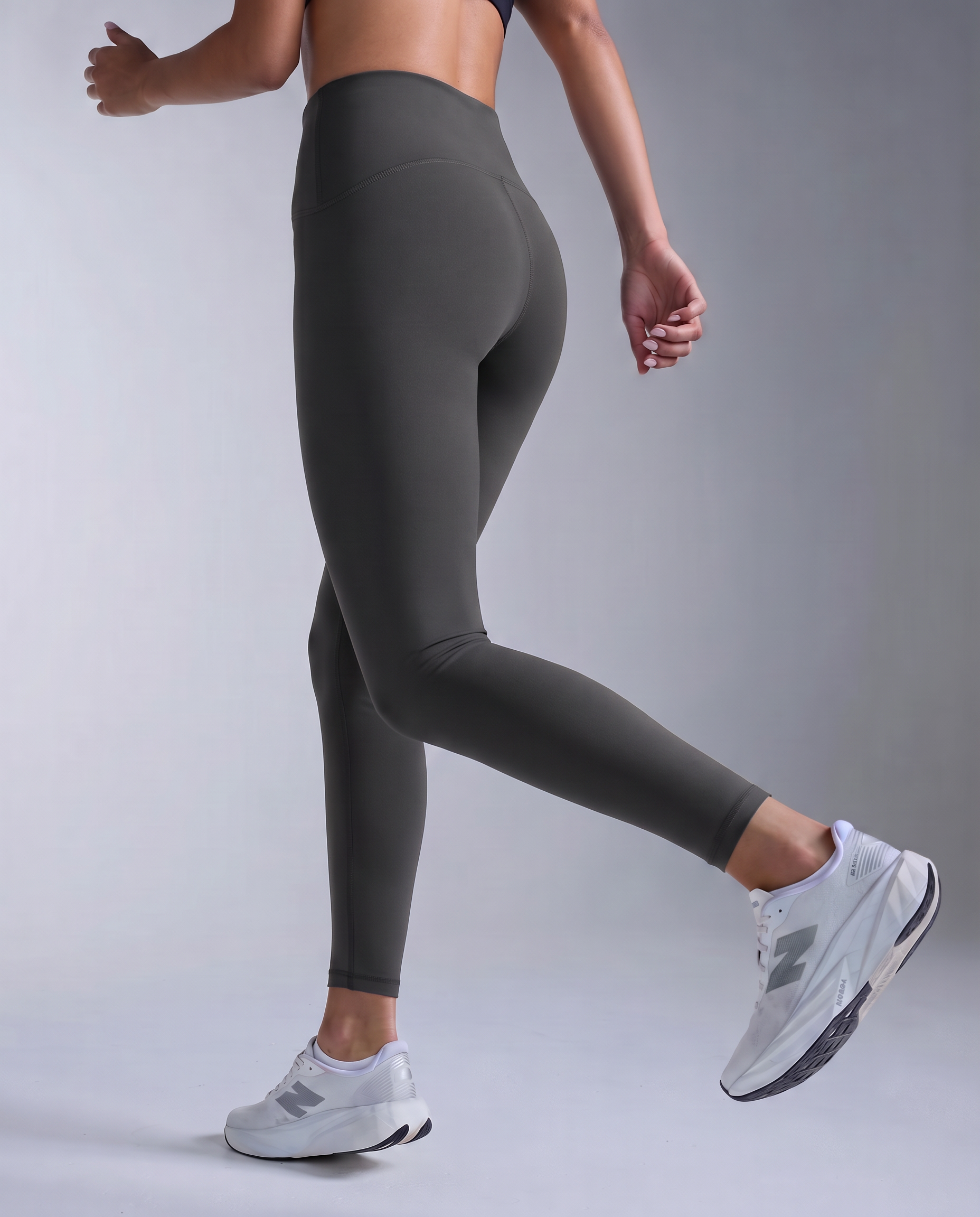 Kira Seamless Second Skin Leggings (Charcoal Grey)