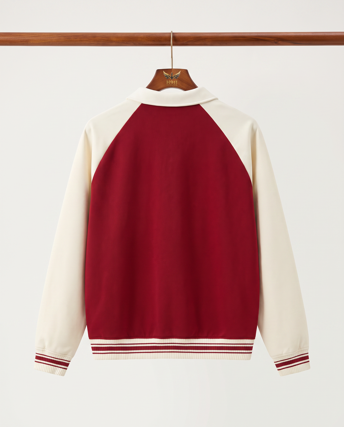 Harlow Contrast Raglan Varsity Jacket