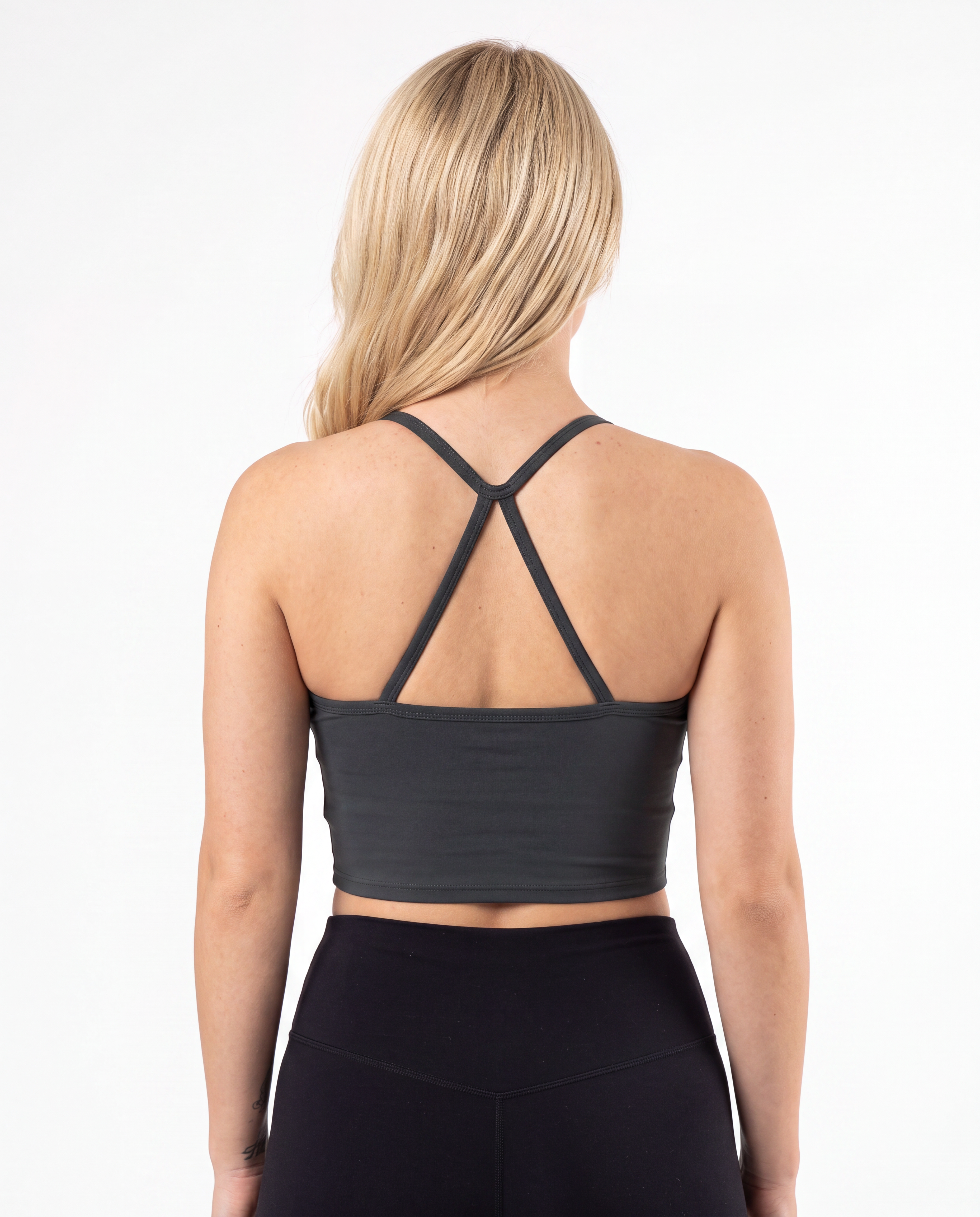 Vela Yoga Tank Top (Dark Gray)
