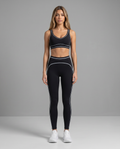 Nova Sculpted Contrast Leggings (Jet Black)