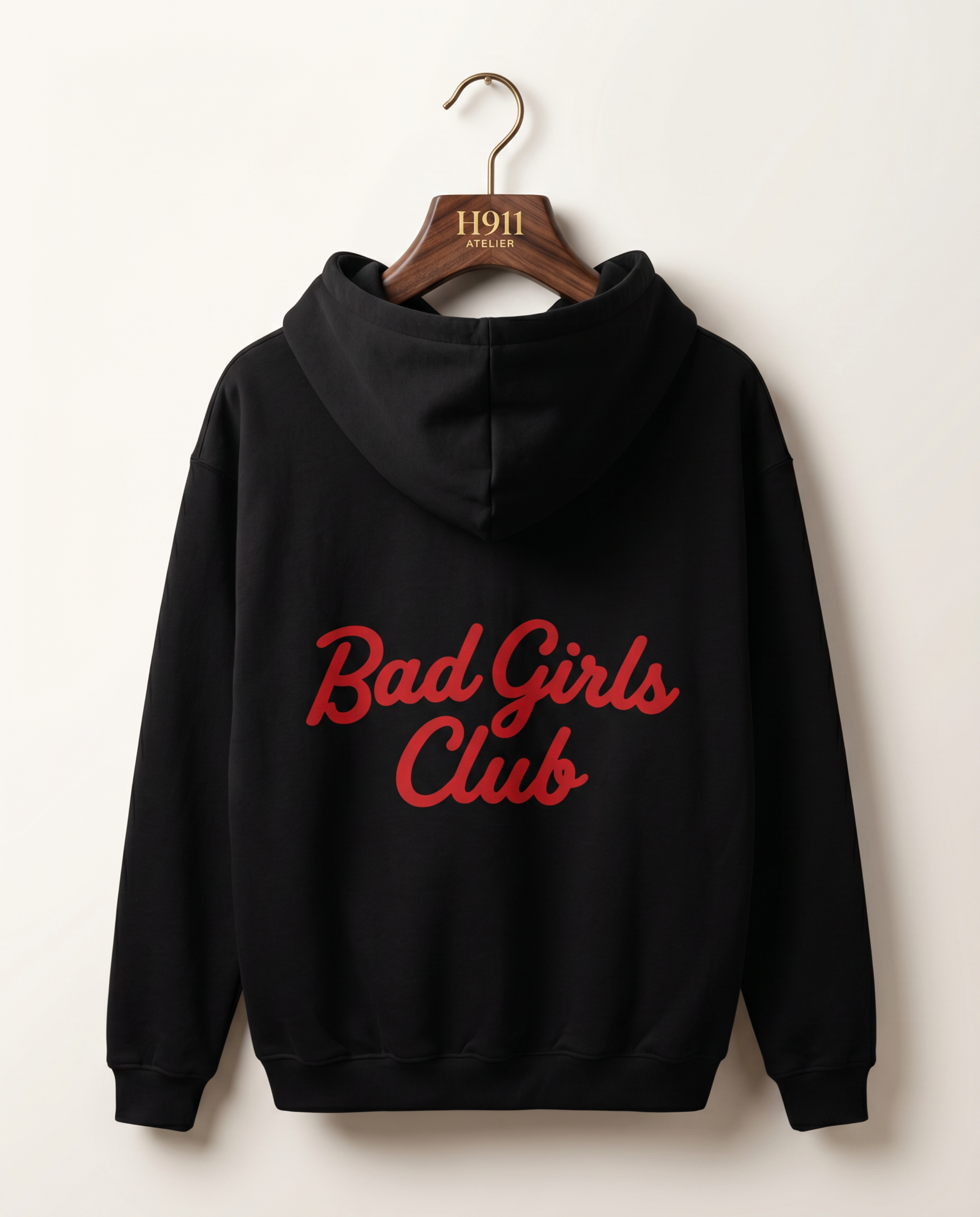 Rebels Boxy Hoodie (Jet Black)