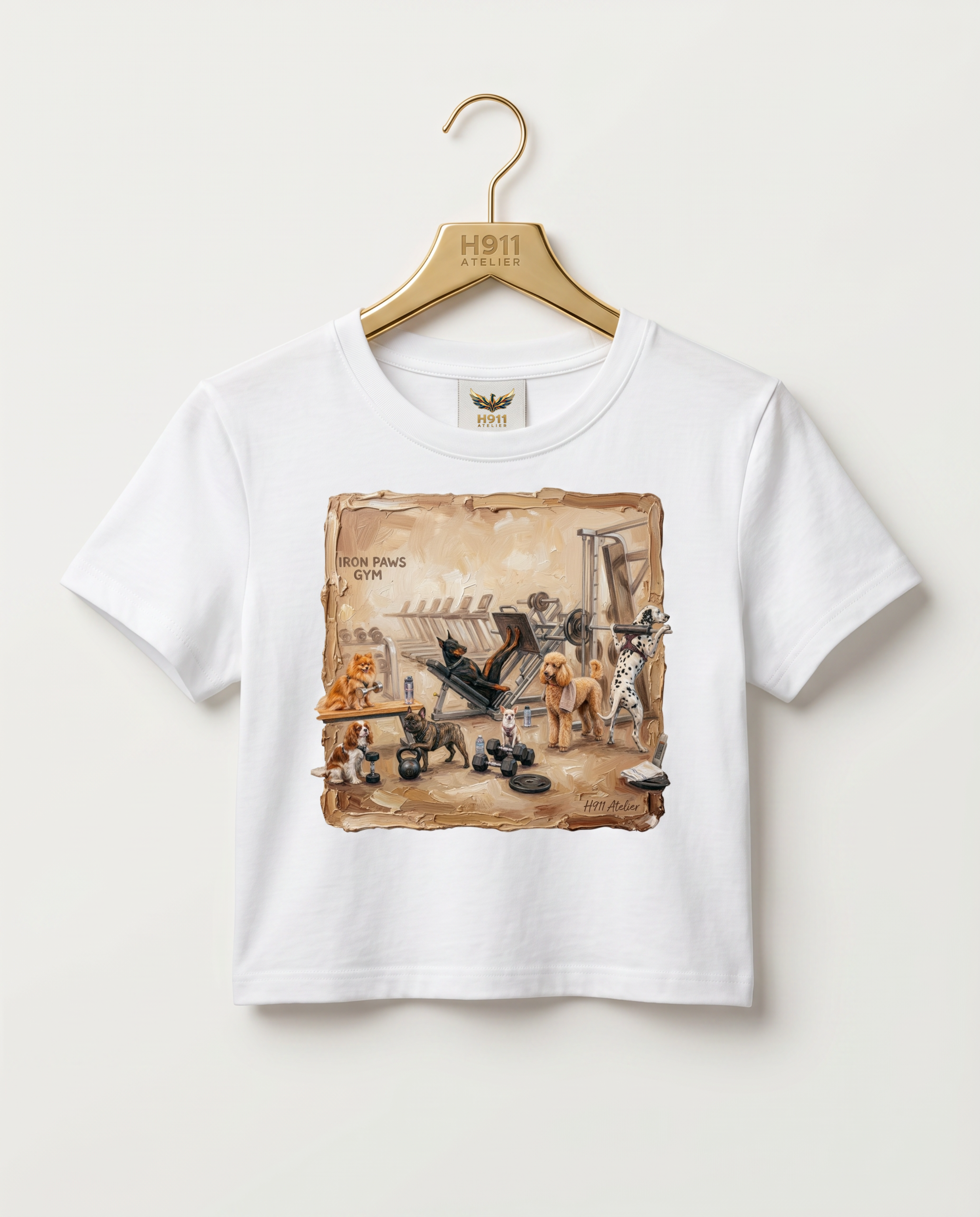 Iron Paws Gym Crop Top