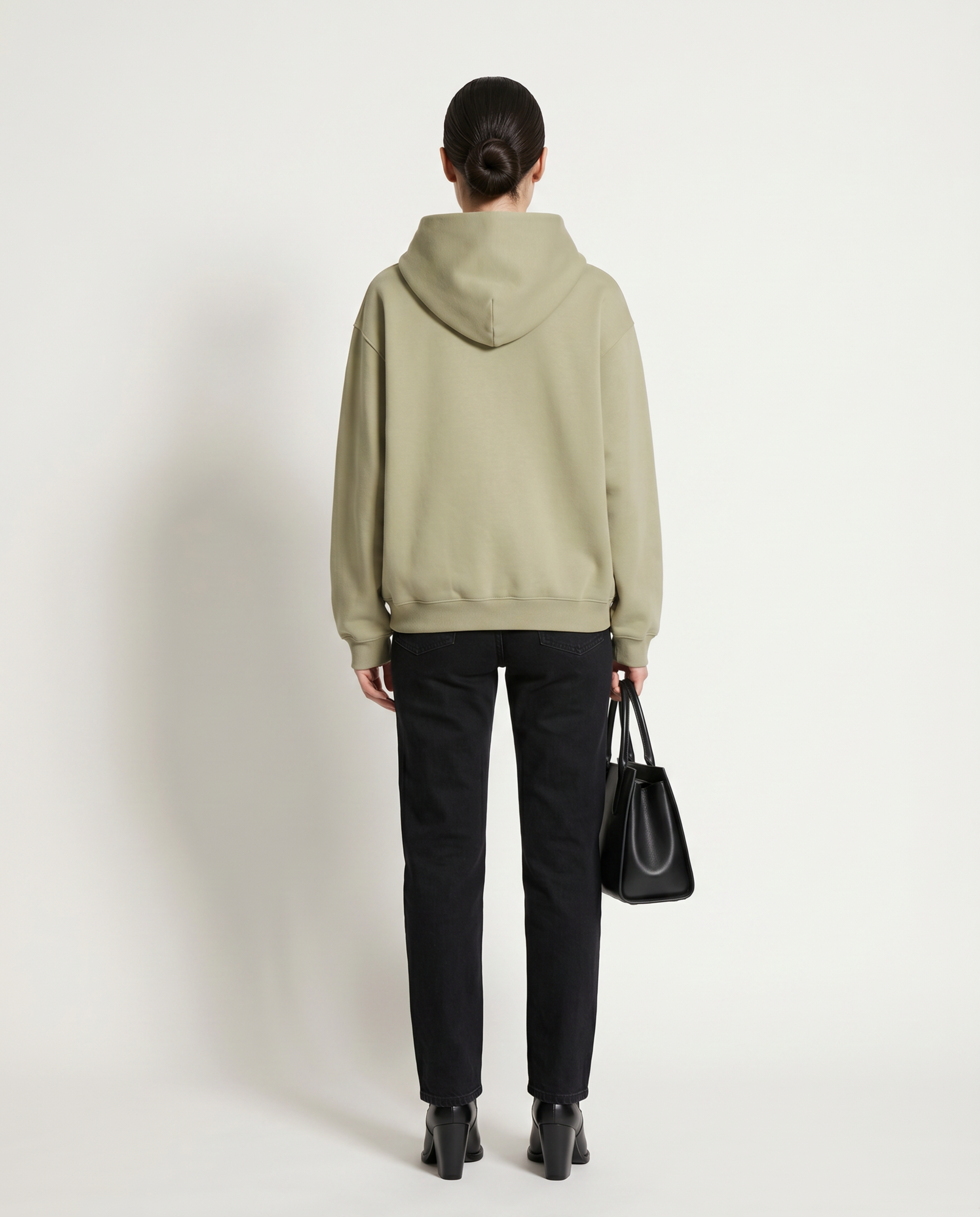 Companion Hoodie  Labrador Portrait (Olive Green)