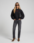 Rebels Boxy Hoodie (Jet Black)