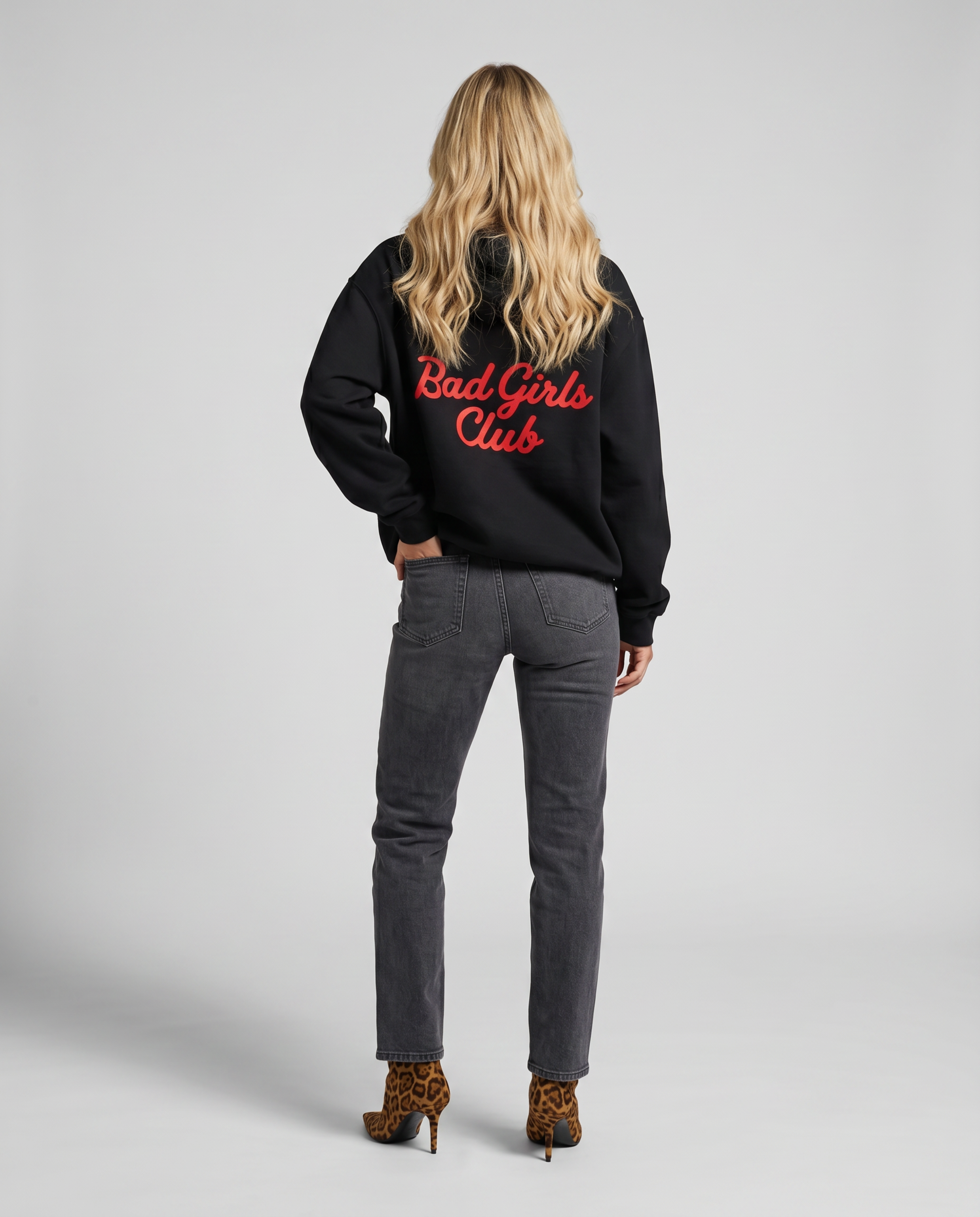 Rebels Boxy Hoodie (Jet Black)