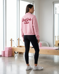 Aria Mock-Neck Sweatshirt (Rose Pink)