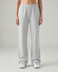 Dove Slim Flare Sweatpants (Heather Grey)