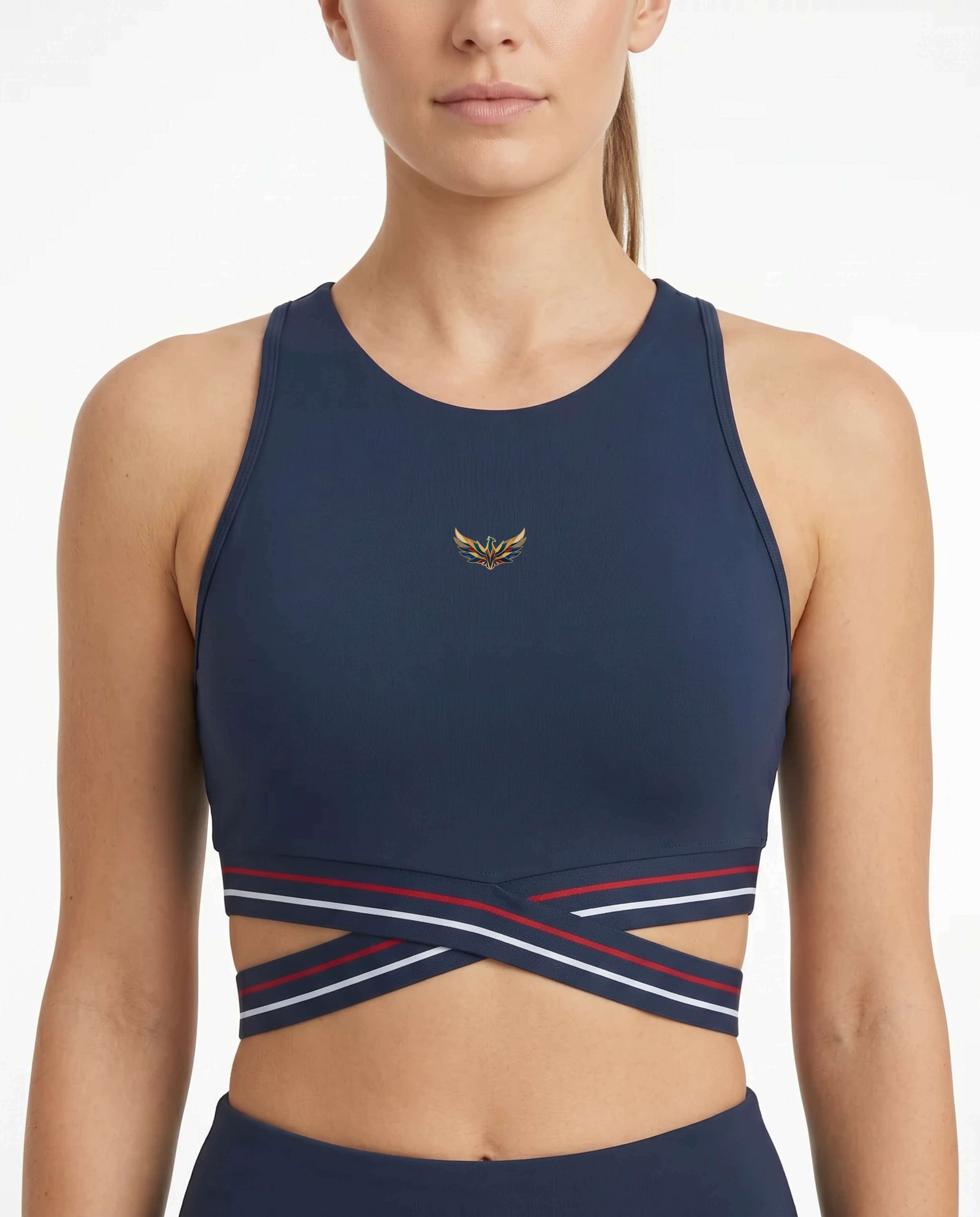 Ace Criss-Cross Band Sports Bra
