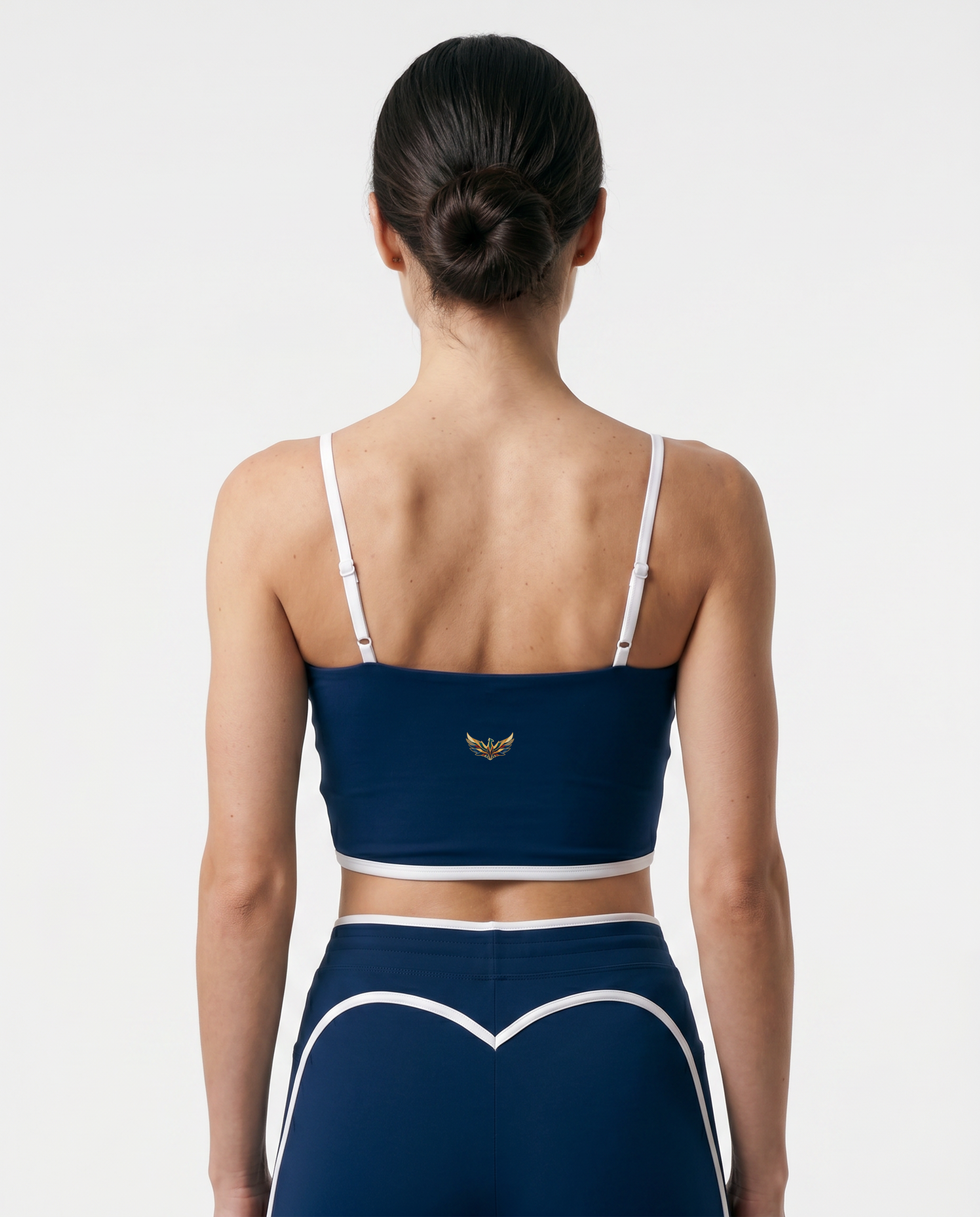Ámbar Yoga Sports Bra (Navy Blue)