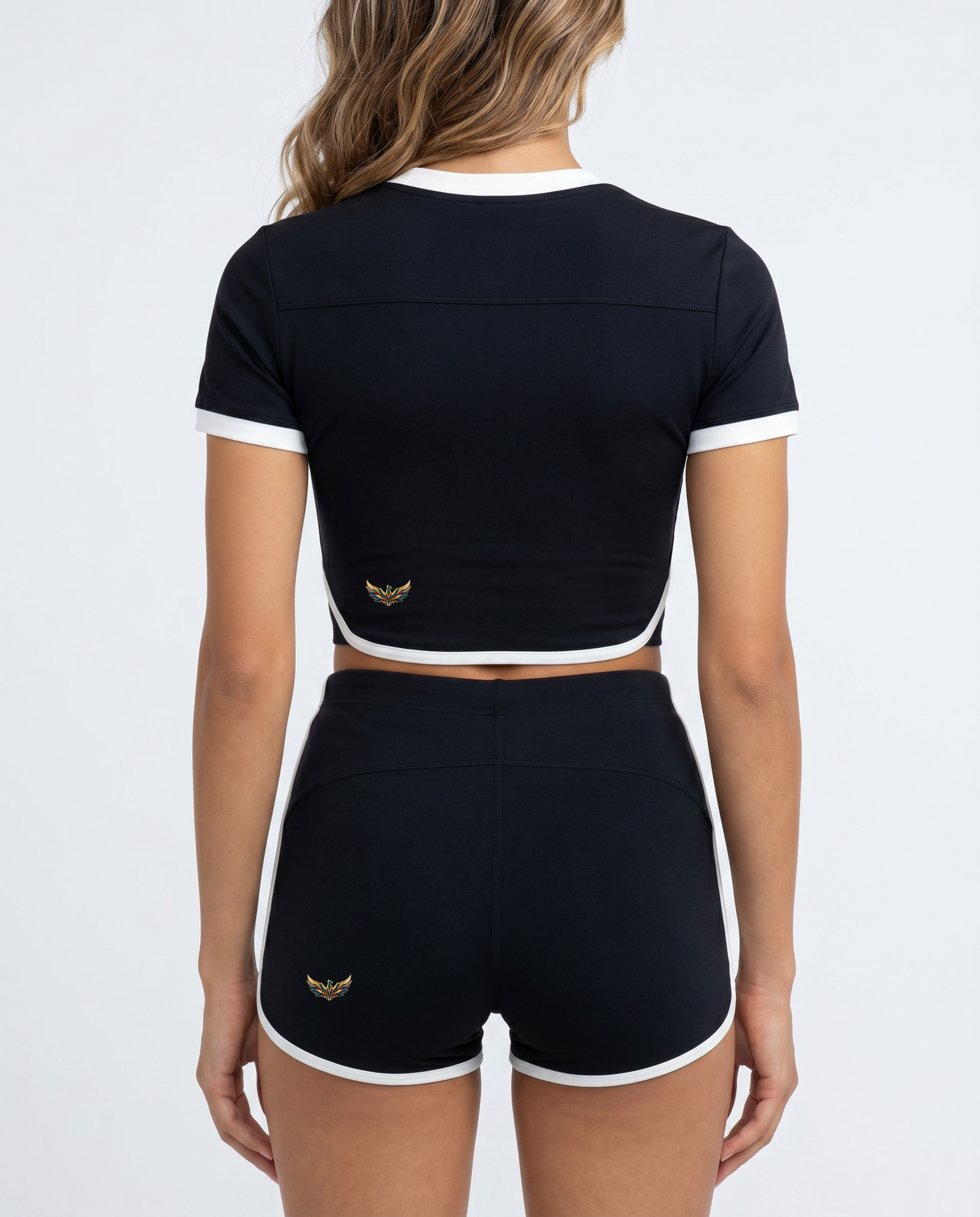 Camila Color Block Cropped Tee
