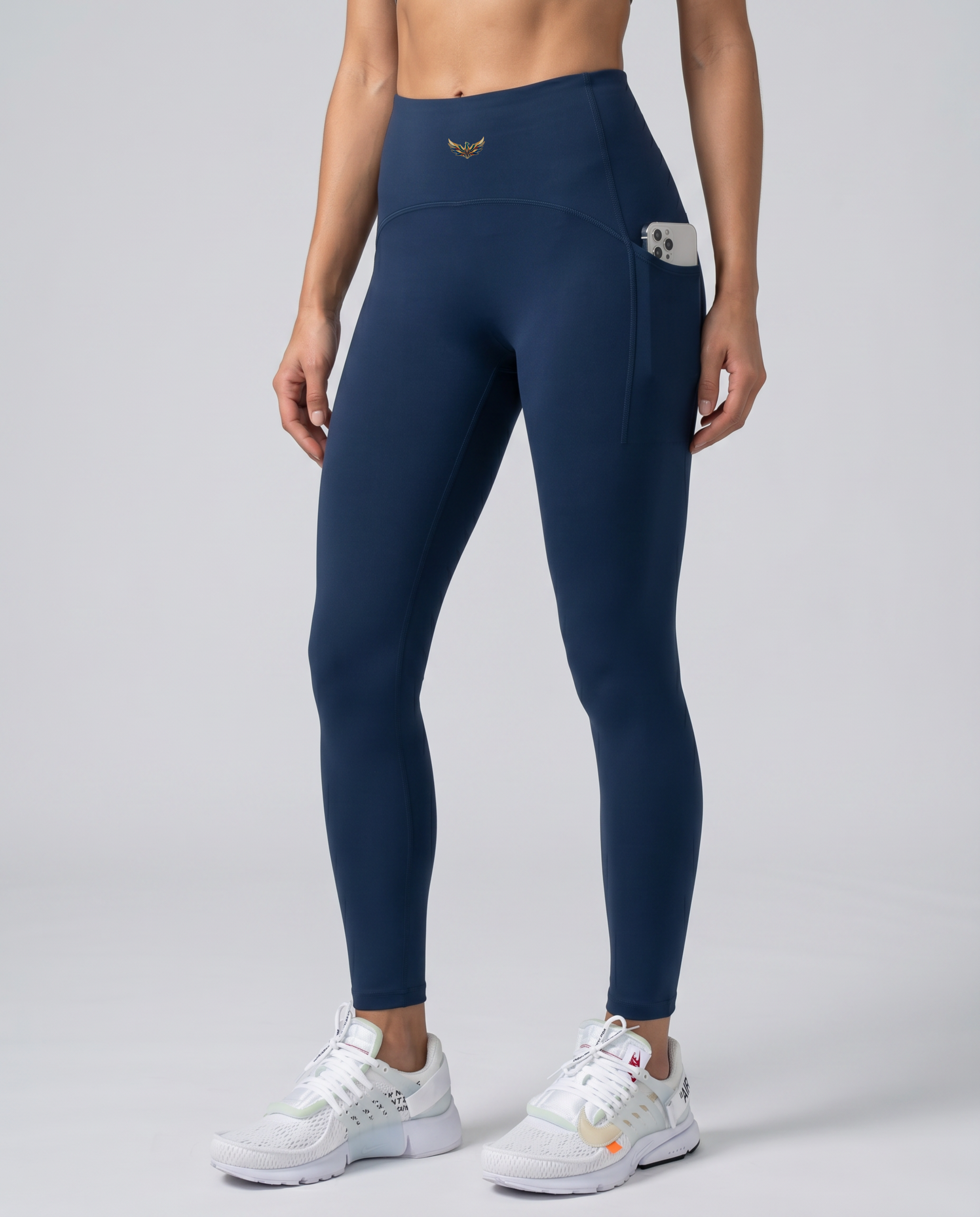 Mila Skinny Pocket Leggings (Navy Blue)