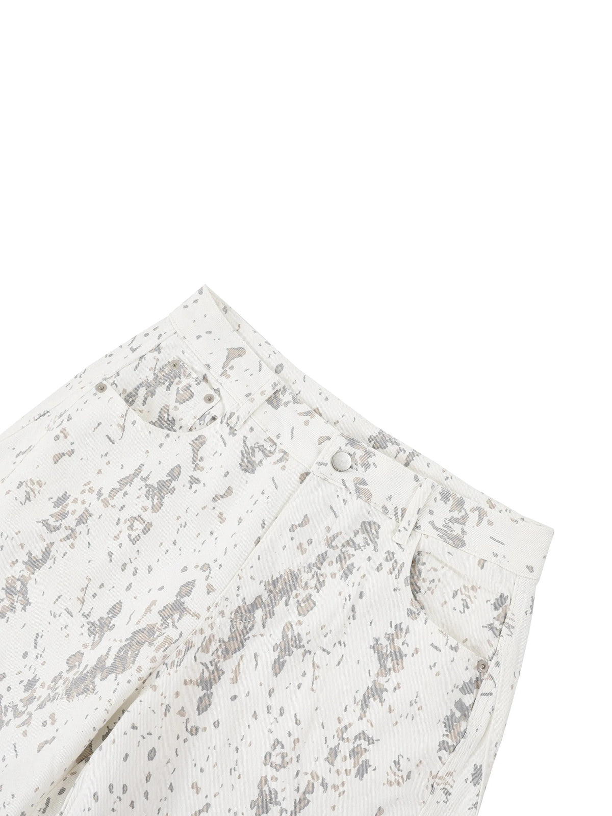 Marais Splatter Barrel Leg Jeans